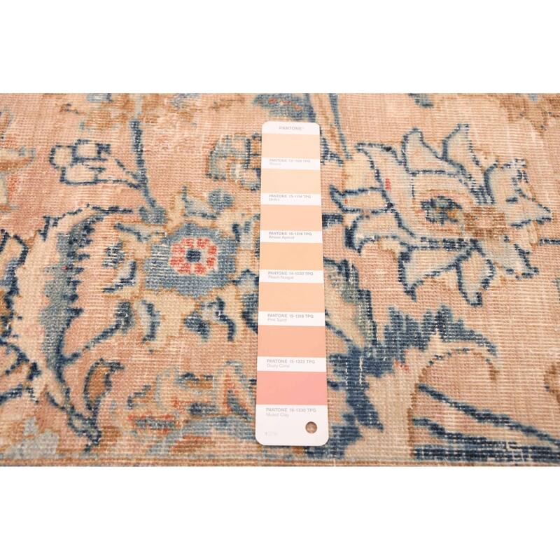 ECARPETGALLERY Hand-knotted Antalya Vintage Blush Wool Rug - 9'3 x 12'0