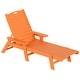 preview thumbnail 73 of 96, Laguna Hdpe All Weather Outdoor Patio Pool Reclining Chaise Lounges With Square Side Table (3-Piece Set)