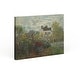 preview thumbnail 5 of 4, Copper Grove Claude Monet 'The Artist's Garden In Argenteuil' Canvas Art