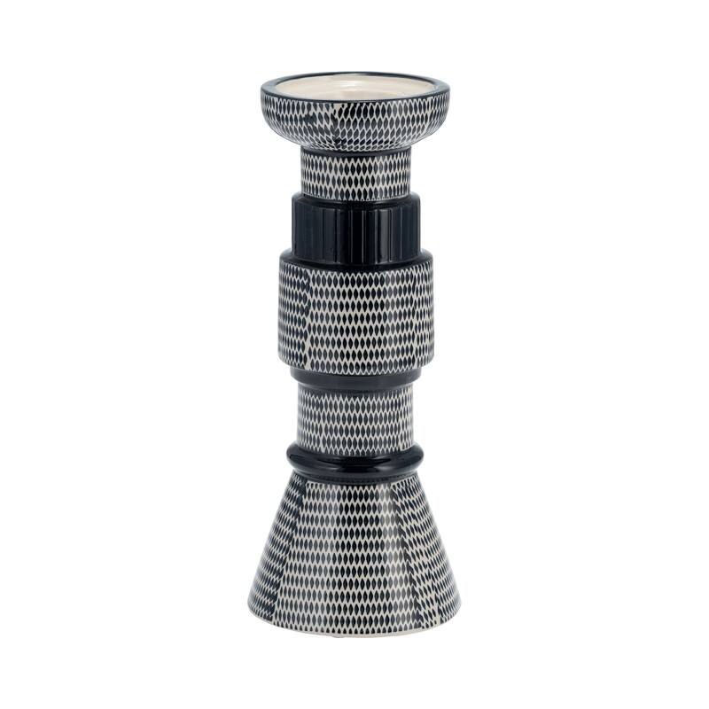 Sagebrook Home Ceramic Candle Holder
