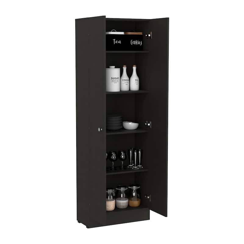 Storage Cabinet Pipestone Double Door And Pearl Finish