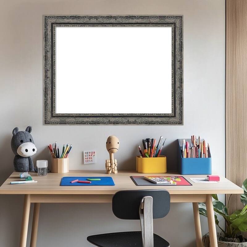 Filigree Framed Dry Erase Magnetic Board