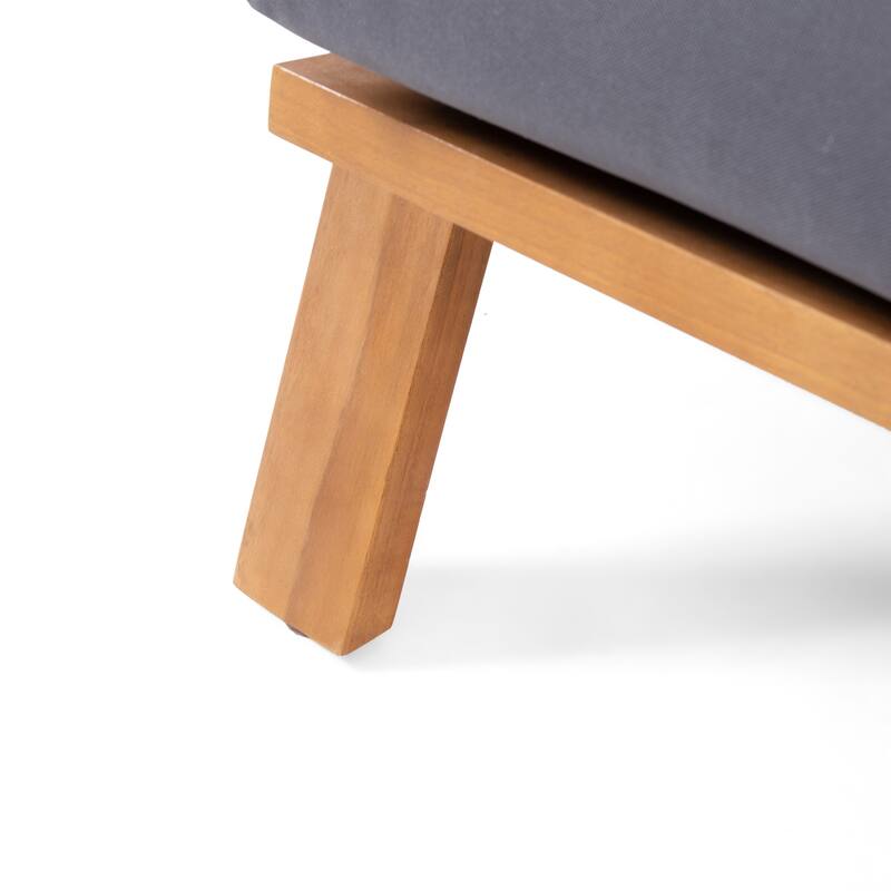 Paloma Outdoor Acacia 4-piece Cushioned Chat Set by Christopher Knight Home