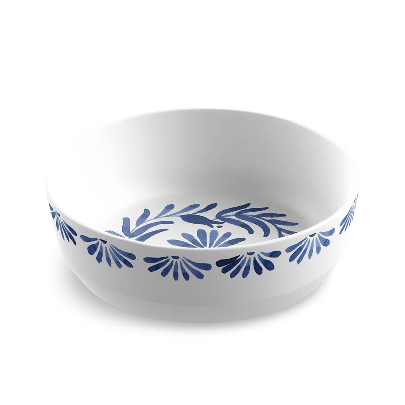 Abode Homewares Azul Melamine Dinner Bowl - Blue - 7.4" - Set of 6