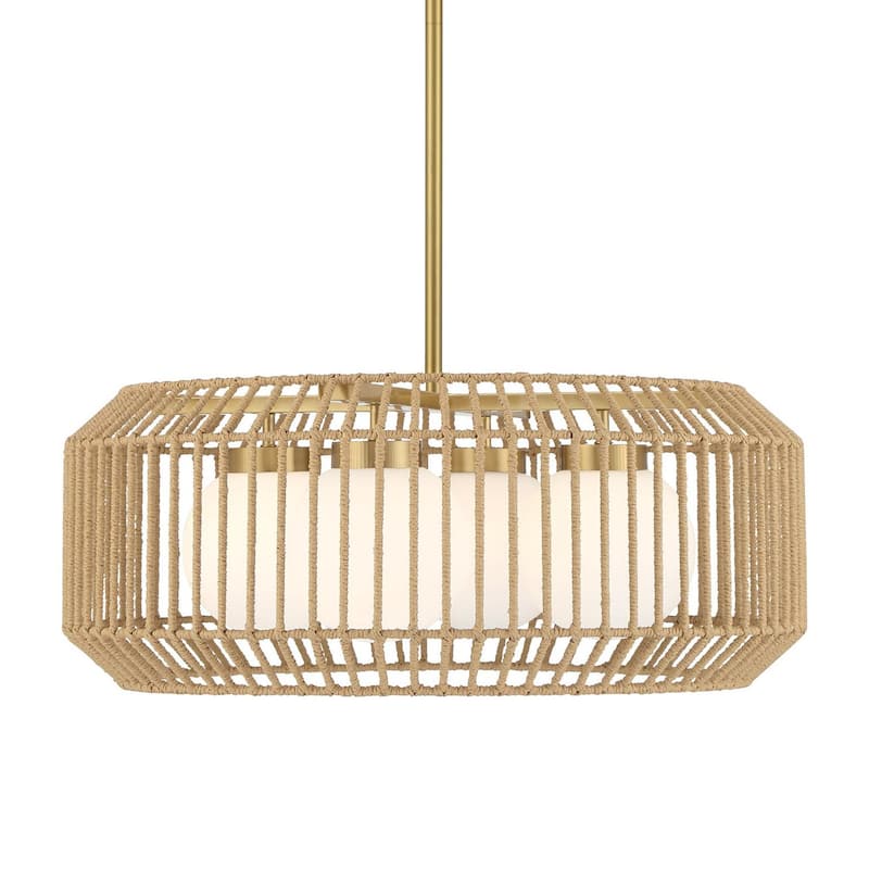 Savoy House 7-2041-4 Pastis 4 Light 24" Wide Chandelier - Warm Brass