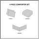preview thumbnail 10 of 8, Harbor House Chelsea 4-piece Cotton Comforter Set