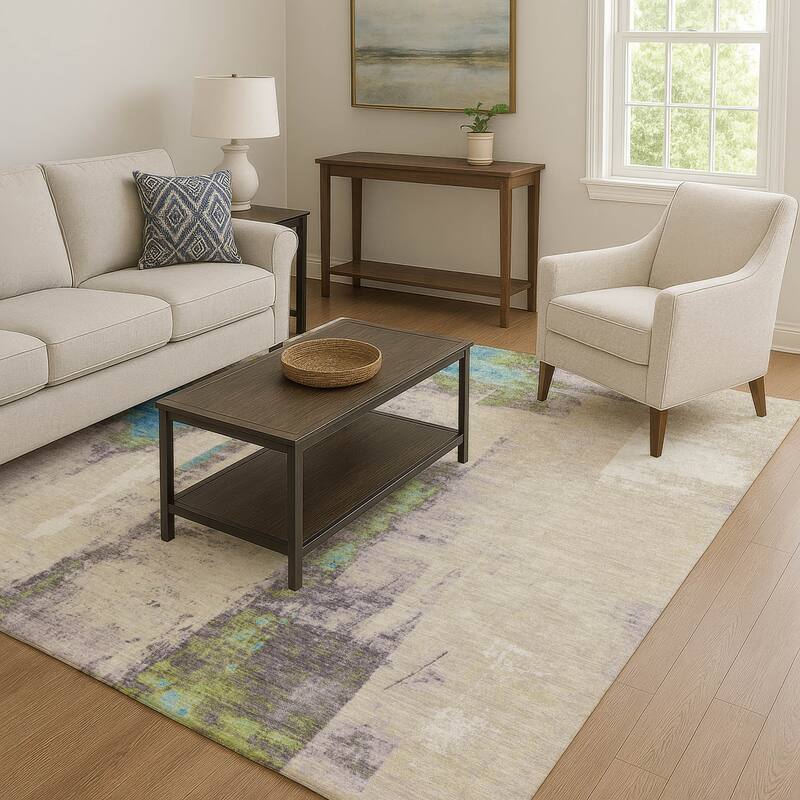 Premium Washable Super Soft Abstract Impressions Mayfield Rug