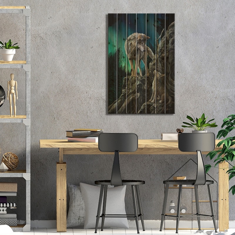 Guidance Print On Wood by Lisa Parker - Multi-Color