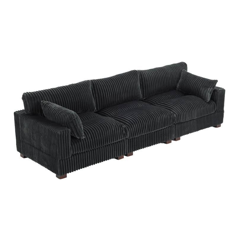 U-shaped Modular Sectional Set Upholstered Sofa Couch
