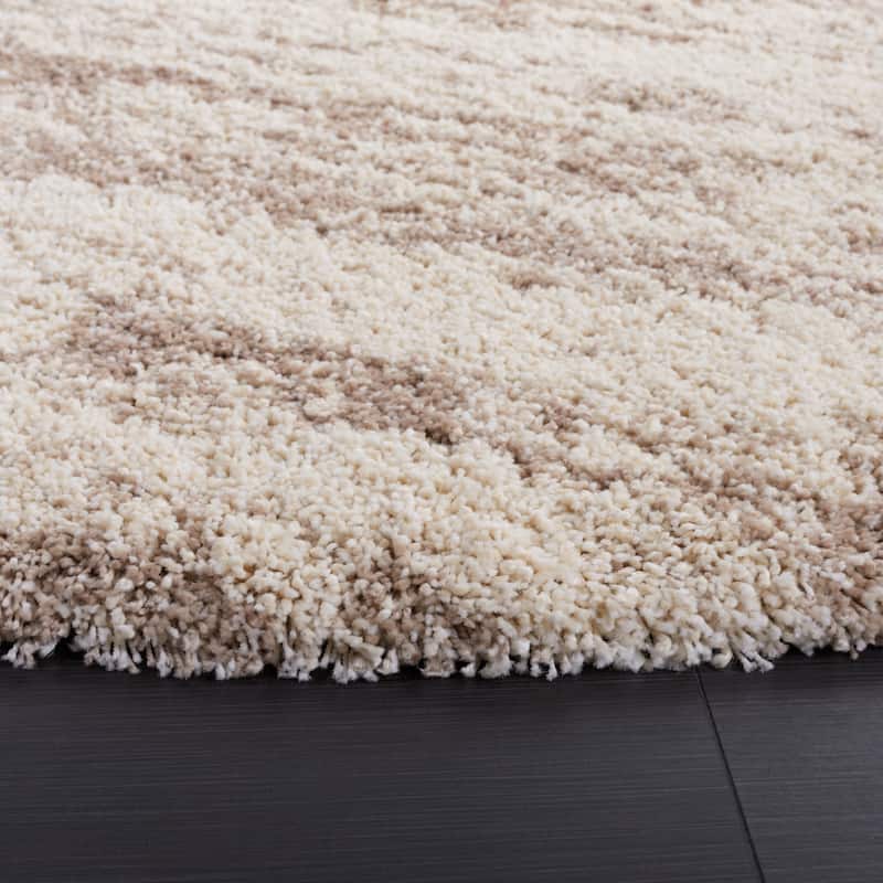 SAFAVIEH Hudson Shag Lulzime Modern Abstract 2-inch Thick Rug
