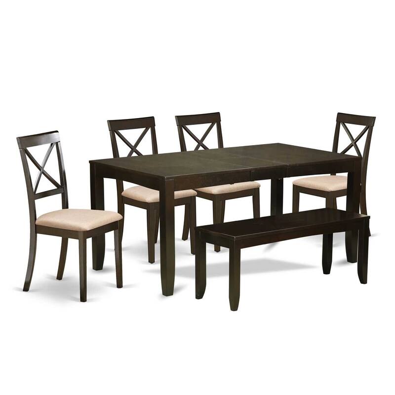 Nordic Dining Set - Rectangular Table & Chairs - Modern Kitchen Set
