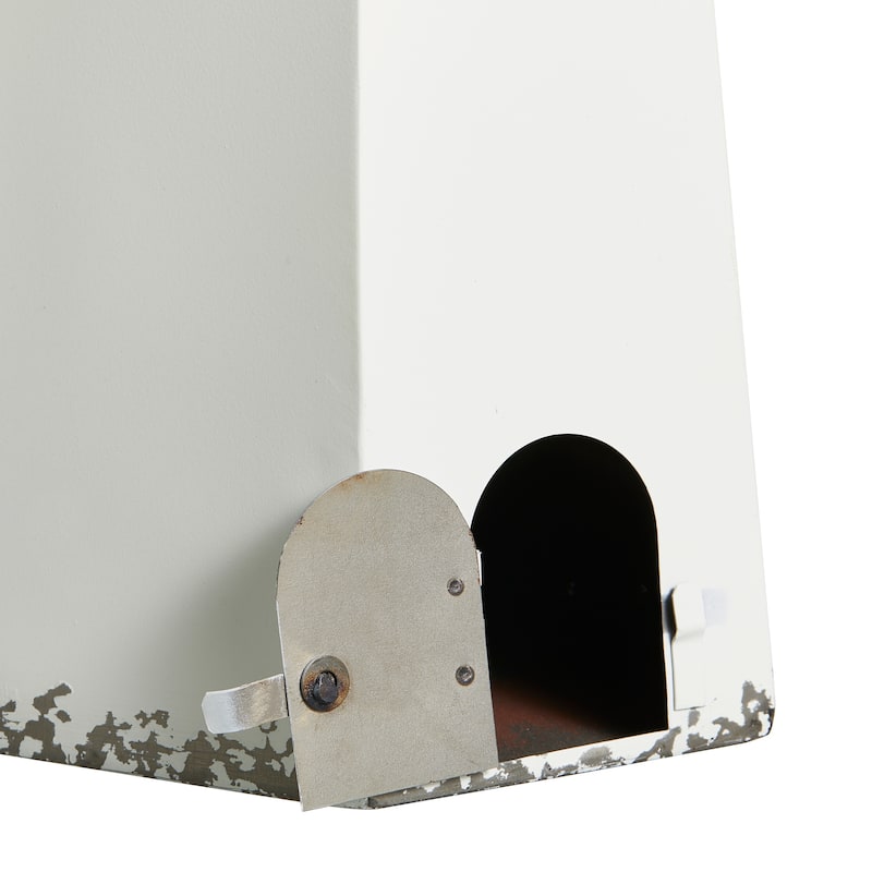 Glitzhome 24"H Bell Roof Decorative Outdoor Garden Birdhouse - 8.75''L X 8.75''W X 24.00''H
