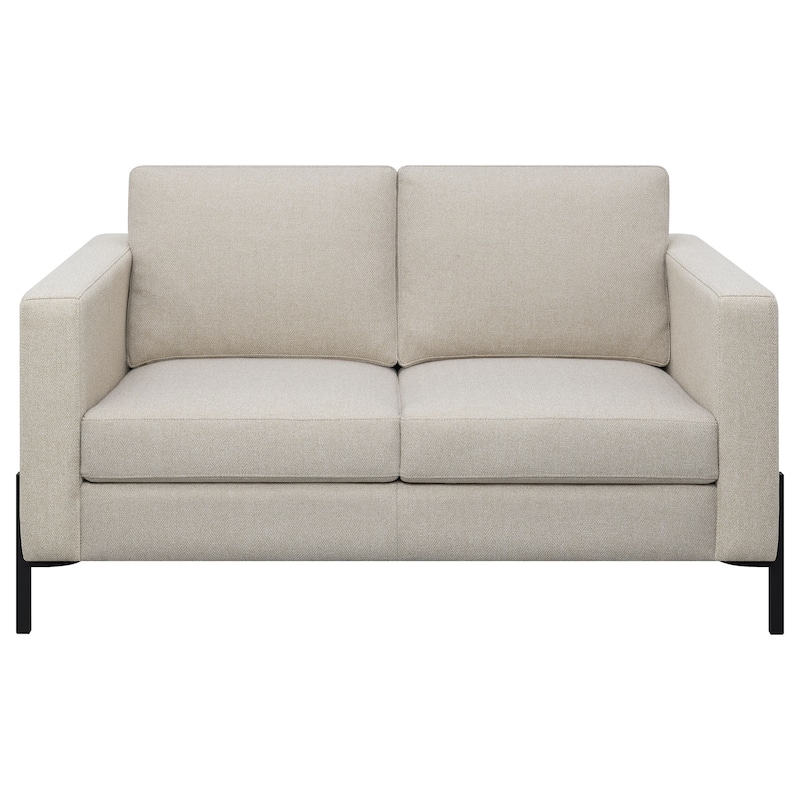 Tilly Transitional Upholstered Track Arm Loveseat