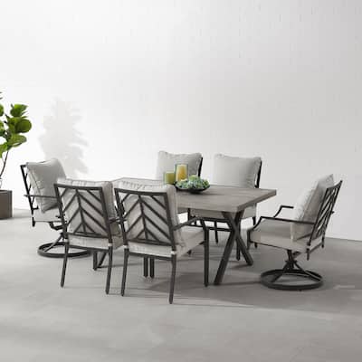 Crosley Otto 7Pc Outdoor Metal Dining Set