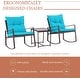 preview thumbnail 34 of 44, Pheap Outdoor 3-piece Rocking Wicker Bistro Set by Havenside Home