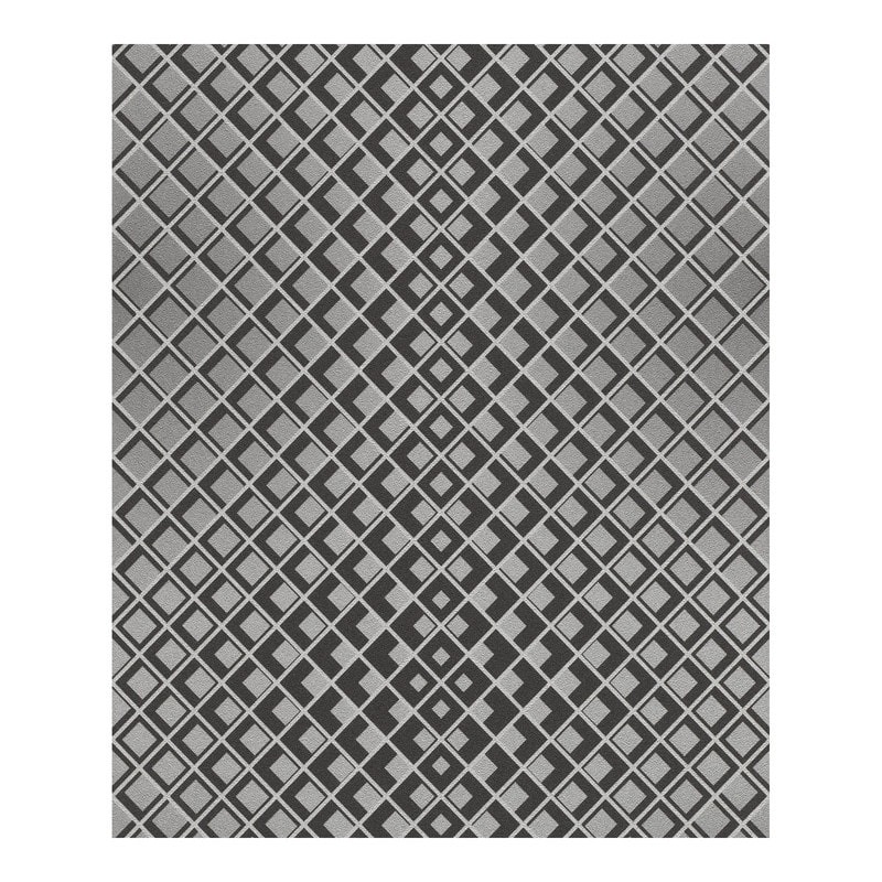 Rasch Perriand Silver Geometric Wallpaper - 20.5 x 396 x 0.025