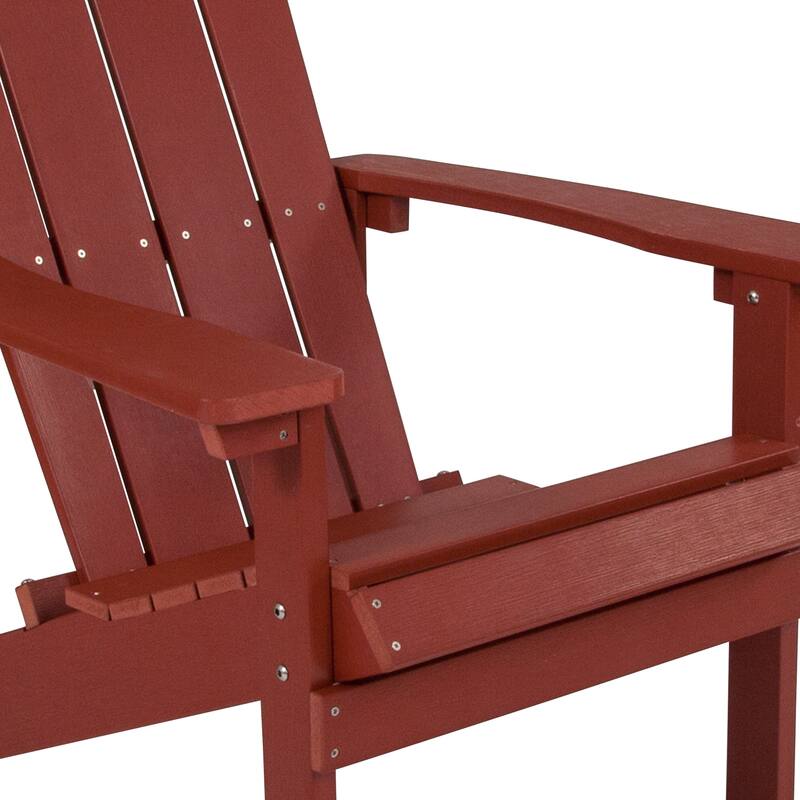 All-weather Poly Resin Wood Outdoor Adirondack Chair (Set of 4)