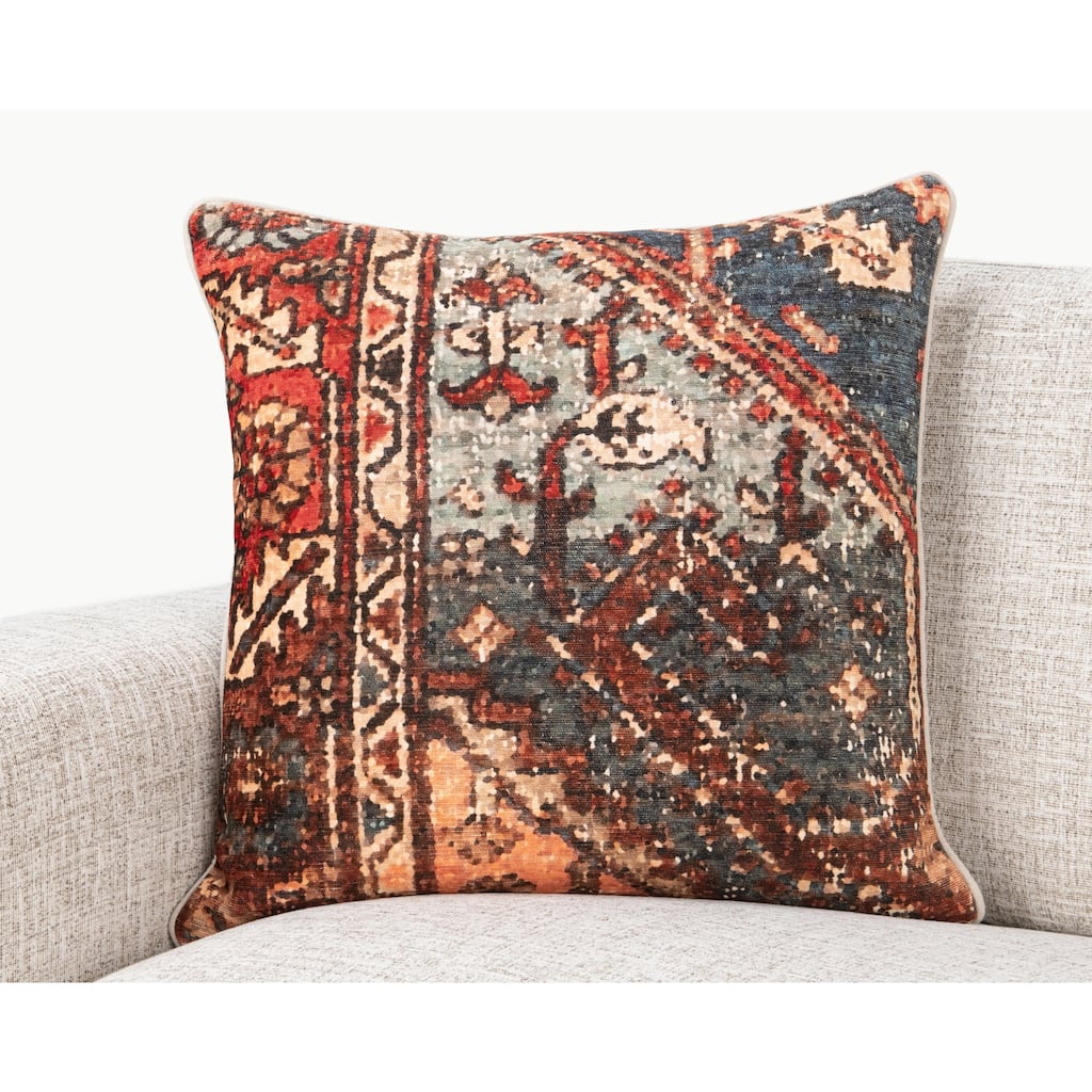 Villa by Classic Home Westbury Fabric Blend Throw Pillow