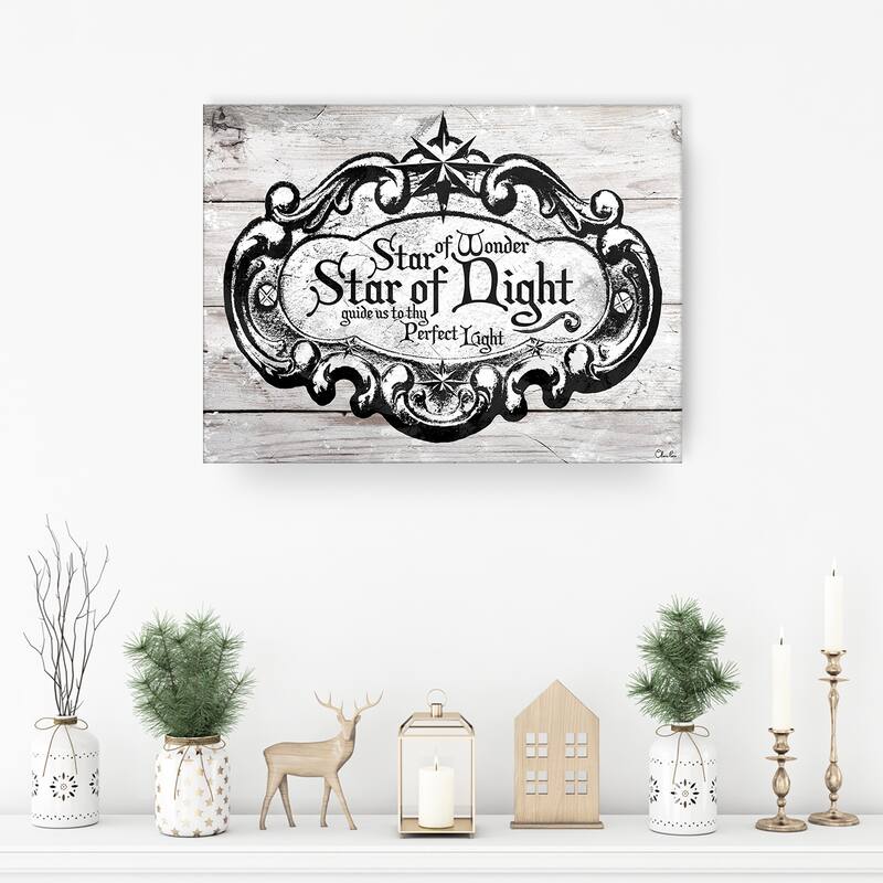 Ready2HangArt 'Star of Wonder' Holiday Canvas Wall Art by Olivia Rose