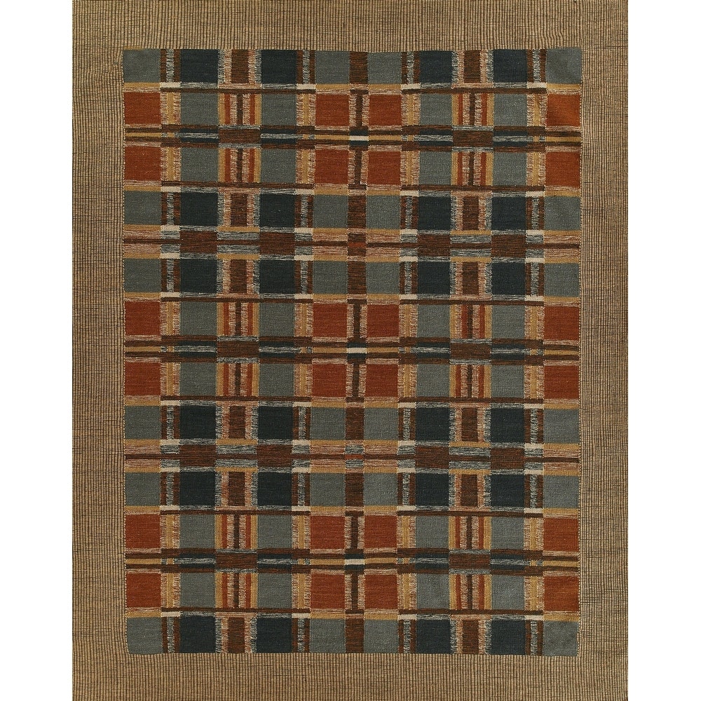 Momeni Adobe Hand Woven Wool and Jute Geometric Area Rug