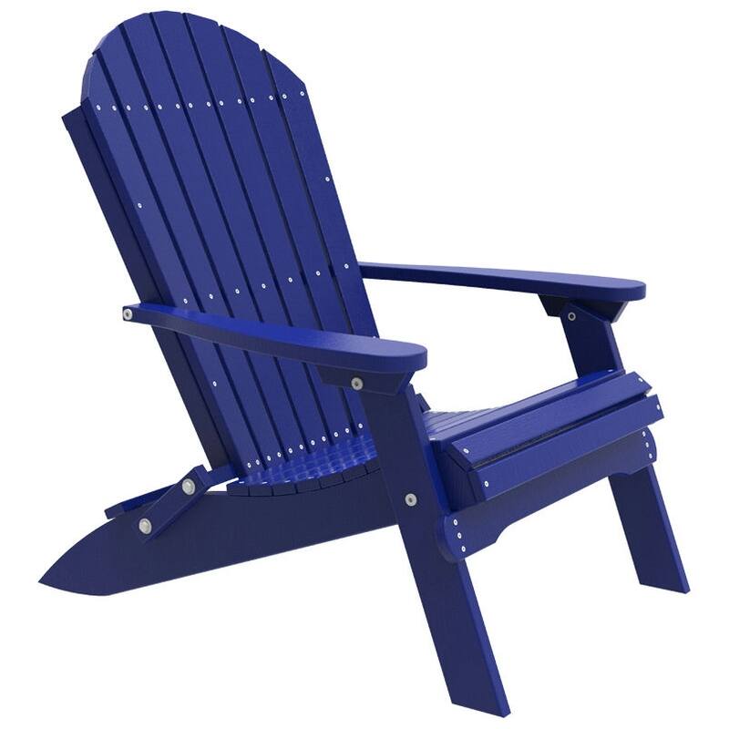 Poly Lumber Folding Adirondack Chair