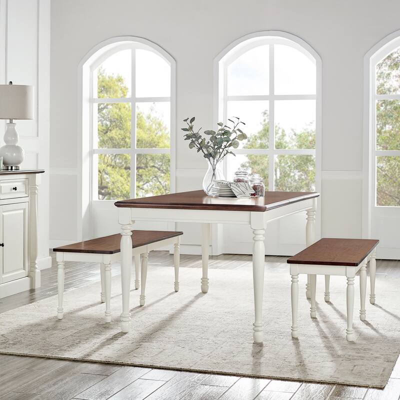 Crosley Shelby 3 Piece Dining Set Table Set for 6