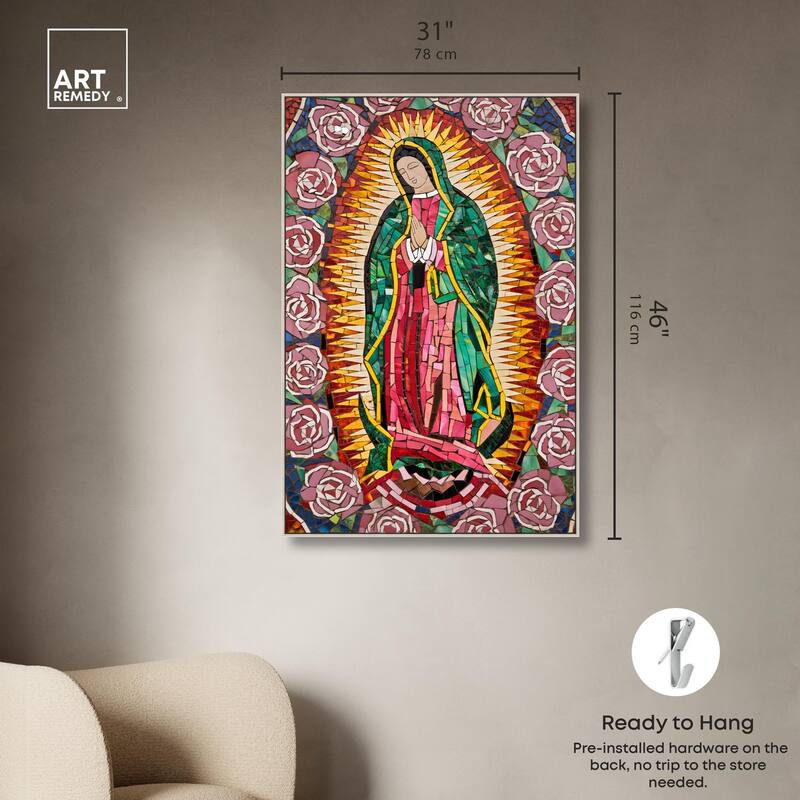 Mother of Mosaic Canvas by Art Remedy
