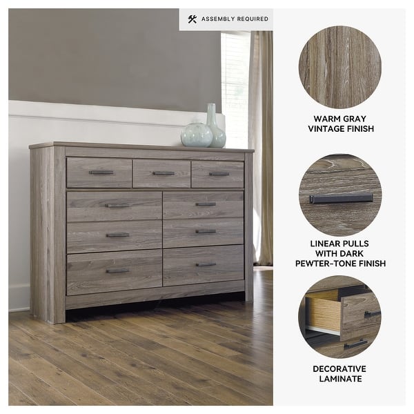 Zelen Warm Gray Dresser - Bed Bath & Beyond - 27415603