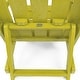 preview thumbnail 153 of 172, Shoreline Fully Assembled All-Weather HDPE Outdoor Folding Modern Adirondack Chair