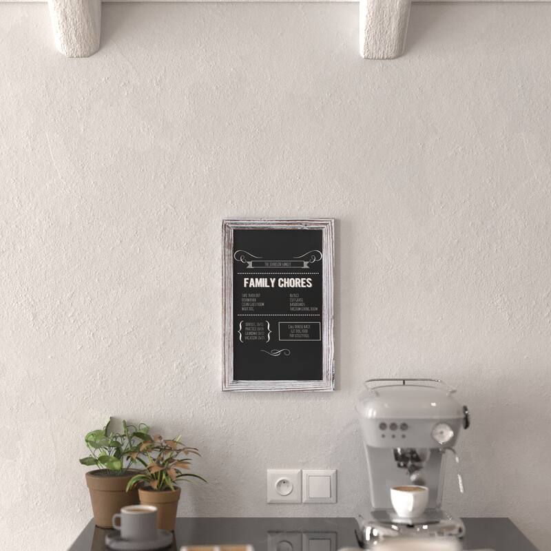 Set of 10 Wall Mounted Magnetic Chalkboards