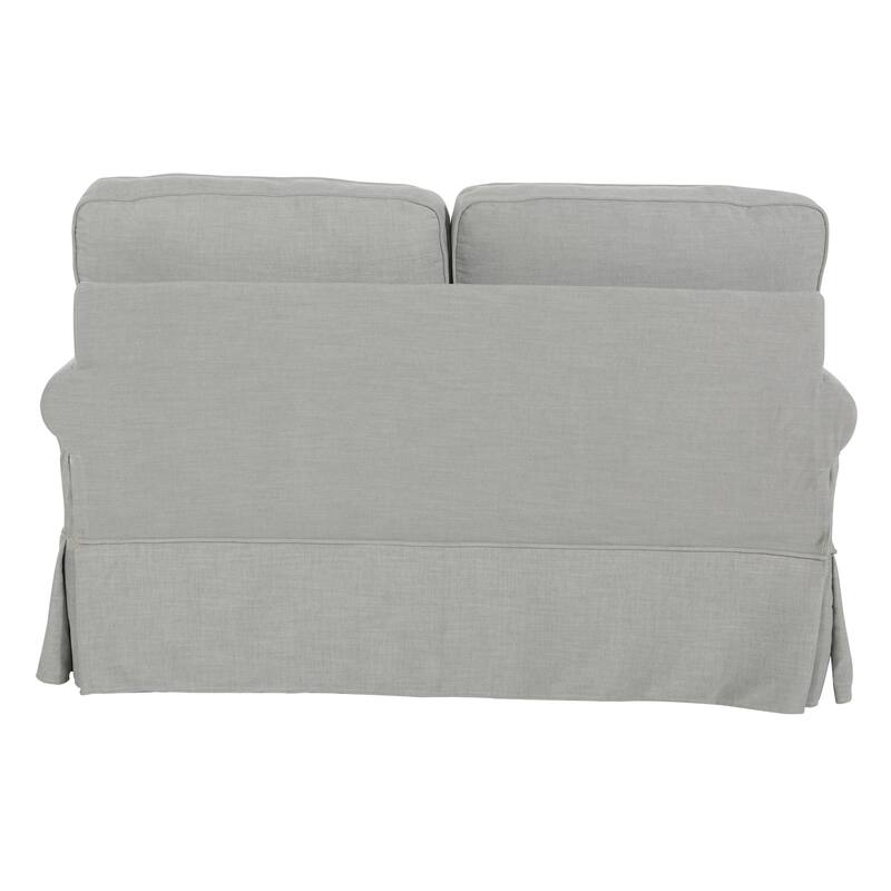 Porch & Den Zuni Mid-century Slipcover Loveseat