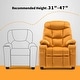 preview thumbnail 43 of 79, MCombo Big Kids Recliner Chair with Cup Holders , Velvet Fabric