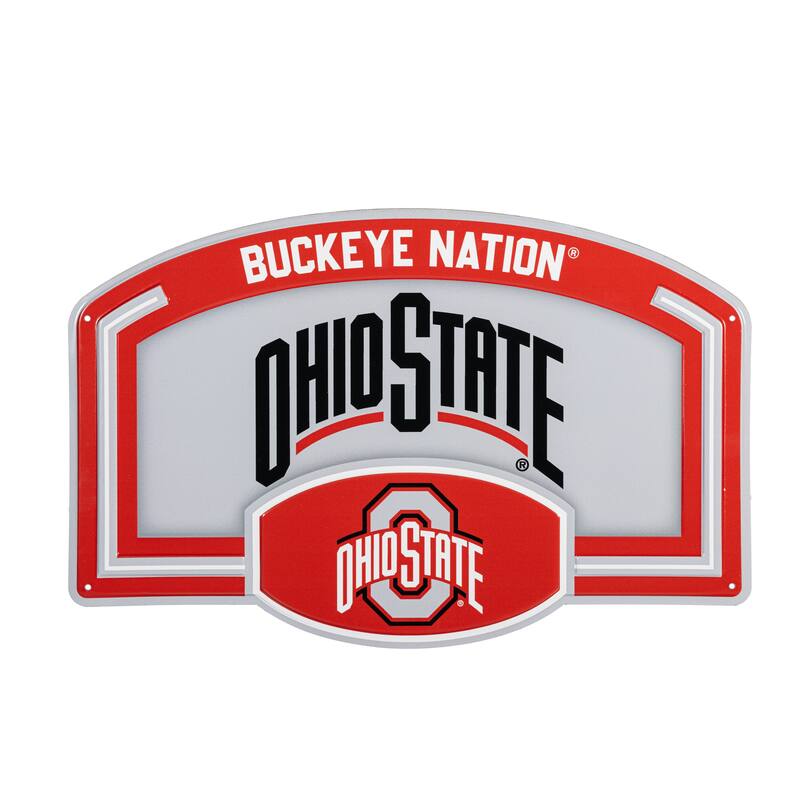 Ohio State University Embossed Steel Wall Sign, 11" x 17"