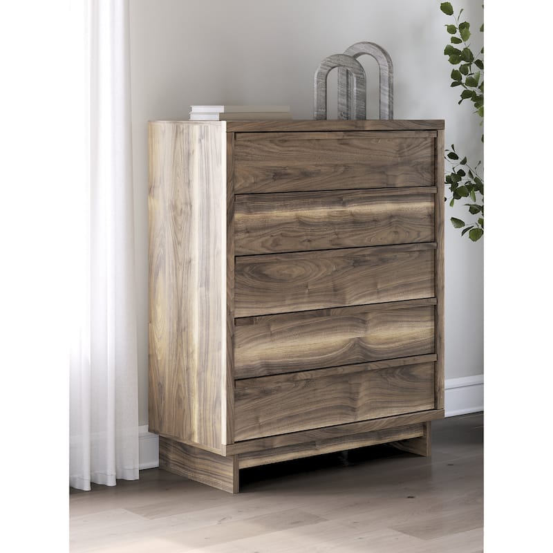 Signature Design by Ashley Darcalli Brown Wide Chest of Drawers