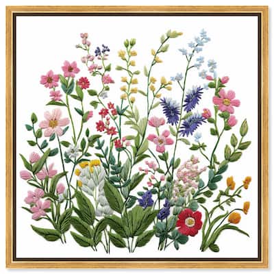 Wildflower Patch II Canvas by Art Remedy