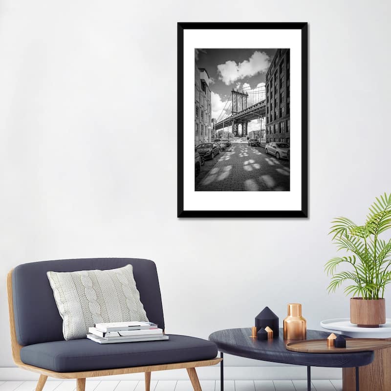 iCanvas "New York City Manhattan Bridge" by Melanie Viola PFA