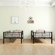 preview thumbnail 21 of 31, Bunk Bed Twin Over Twin Size with Ladder and high Guardrail, Able to Split, Metal Bunk Bed
