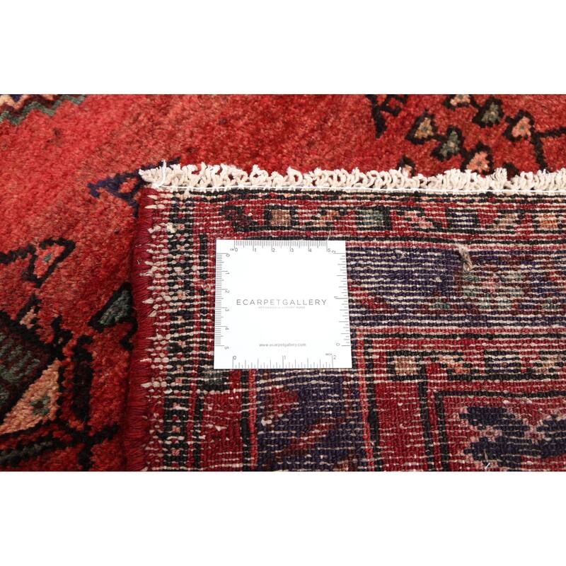 ECARPETGALLERY Hand-knotted Andelz Dark Navy, Red Wool Rug - 3'5 x 6'3
