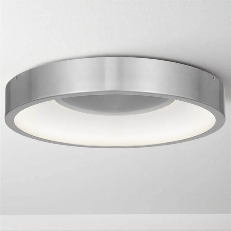 14 inch Aluminum LED Flush Mount - Silver