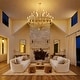 preview thumbnail 11 of 16, Gold Chandelier Modern Farmhouse Pendant Lighting for Dining Room Foyer Entryway