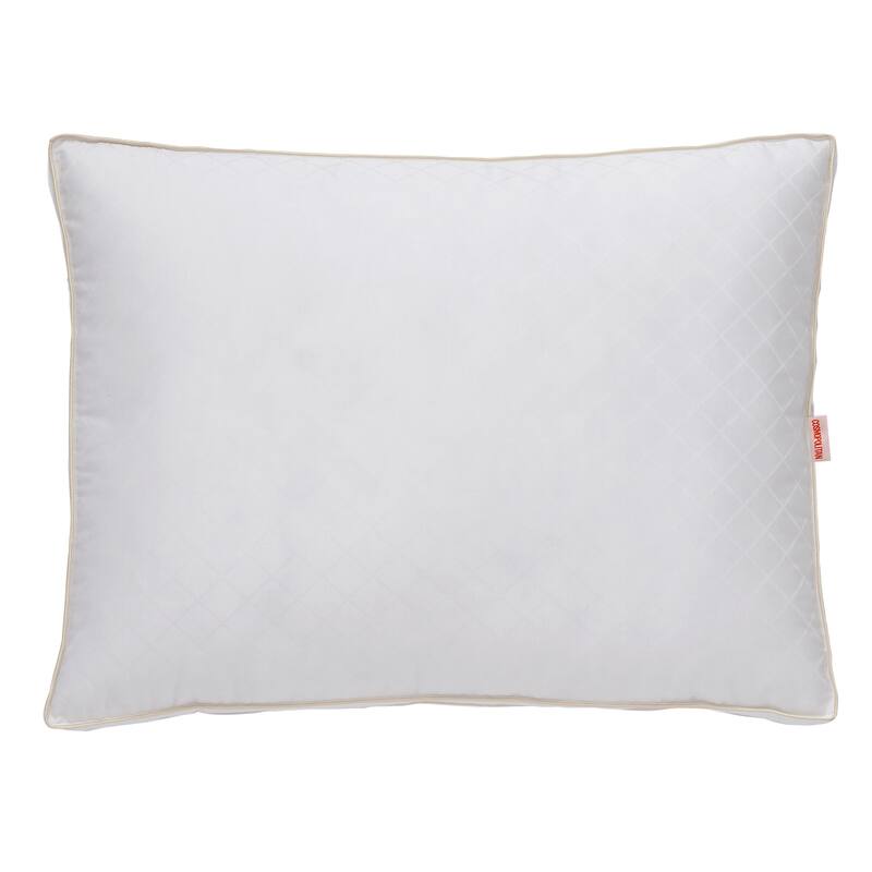 Allied Home Living Diamond Luxe Down-Alternative Cotton Gusset Pillow - White