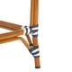 preview thumbnail 44 of 68, SAFAVIEH California Outdoor Bistro 26-inch Counter Stool with Arms - 23" W x 26" D x 43" H