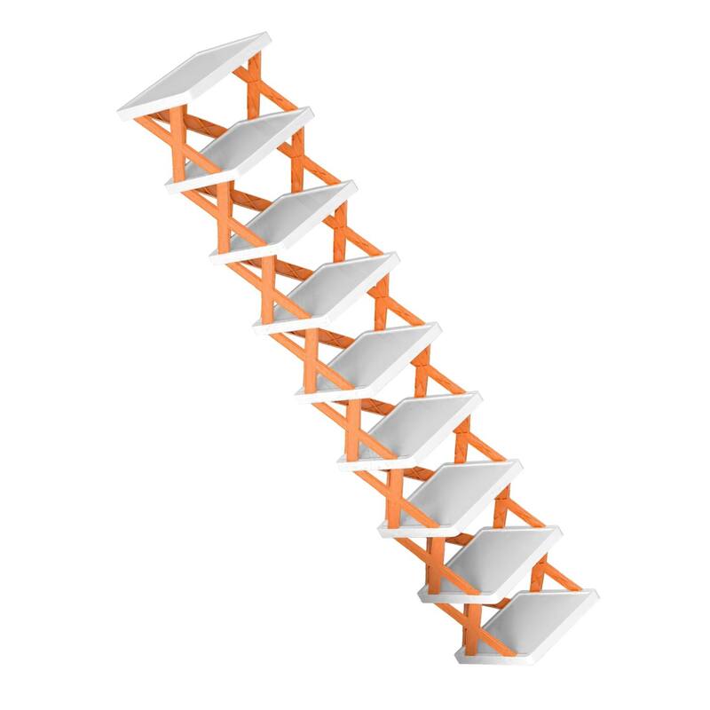 9 Tier Narrow Shoe Rack Free Standing Vertical Shoe Organizer Plastic Shelf Closet