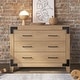 preview thumbnail 8 of 12, Child Craft Lucas 42" 6 Drawer Double Dresser Nutmeg