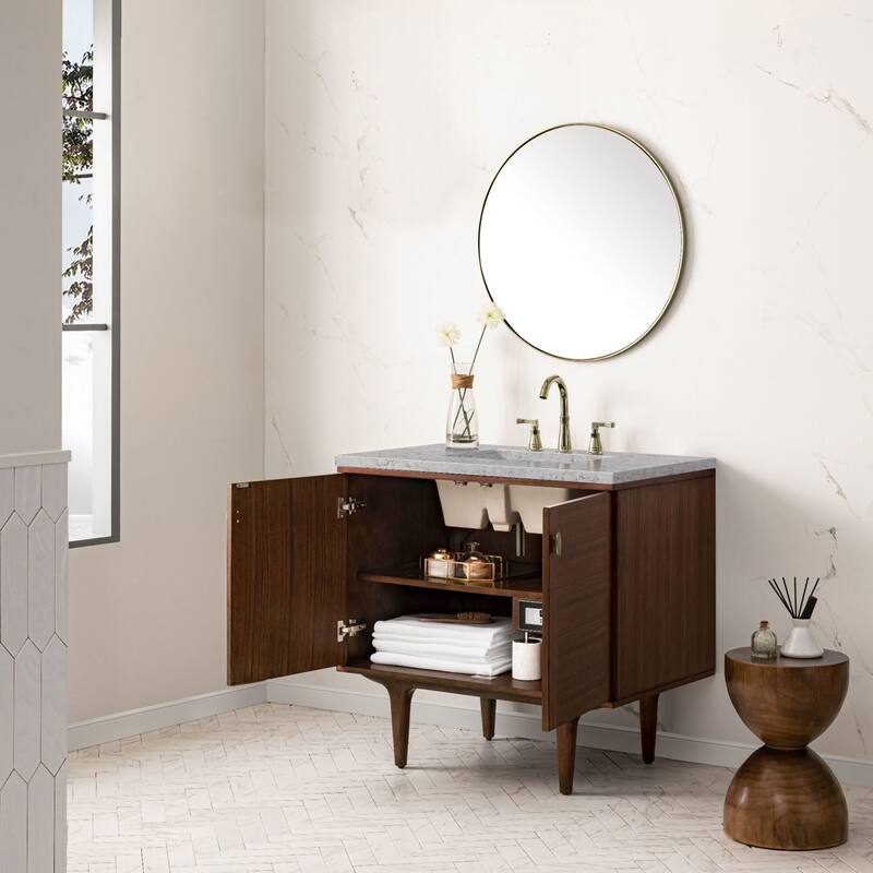 James Martin Vanities 670-V36-3EJP Amberly 36" Free Standing or Wall