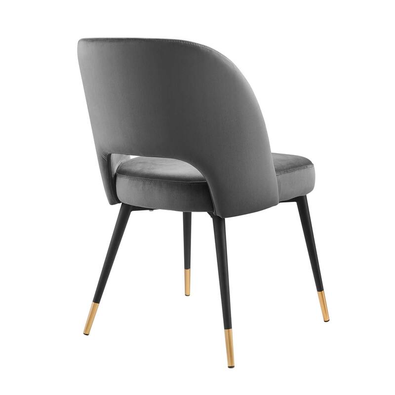 Rouse Performance Velvet Dining Side Chairs (Set of 2)