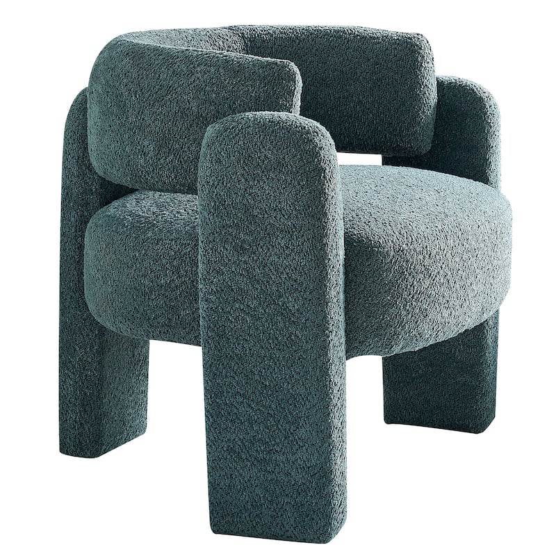 Boucle Upholstery Accent Chair