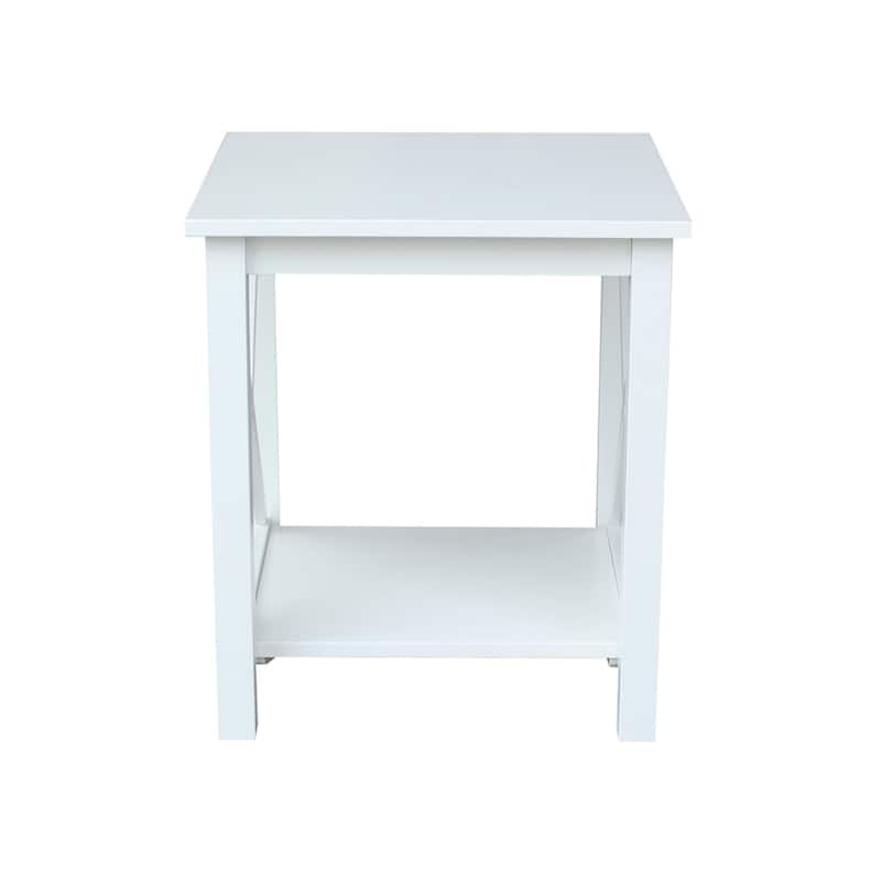 International Concepts Wood Hampton End Table