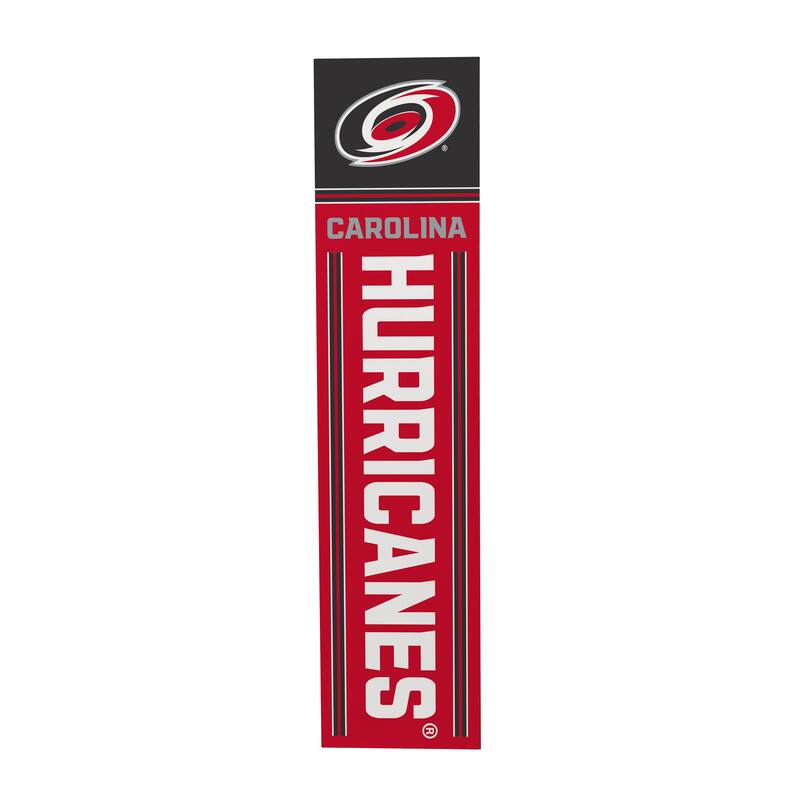 47" Double Sided Seasonal Porch Leaner, Carolina Hurricanes - 47" x 11.25"
