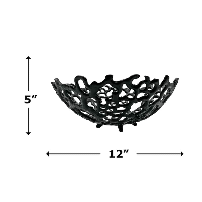 Decorative Handmade Aluminum Modern Bird Nest Bowl